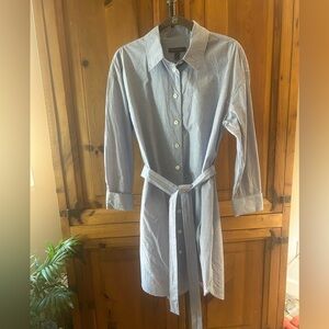 Banana Light Blue Shirt Dress